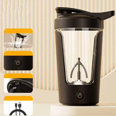 400ML Electric Protein Shaker Bottle